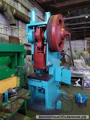 Кривошипный механический пресс КД 2128К (усилие 63т)