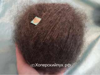 Пряду козий пух