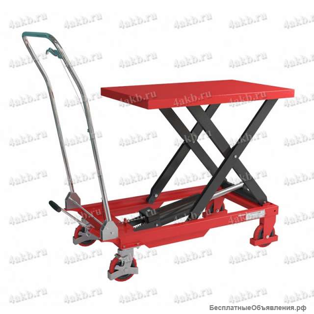 По акции тележки с подъемной платформой