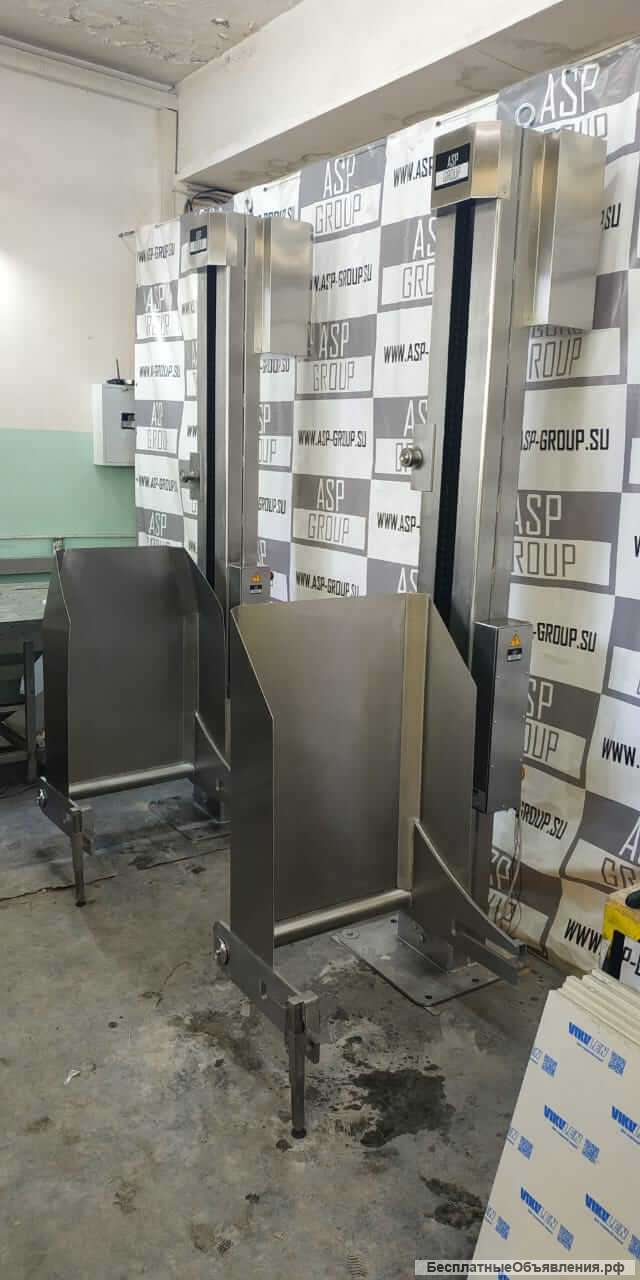 Стационарный столбовой подъемник опрокидыватель