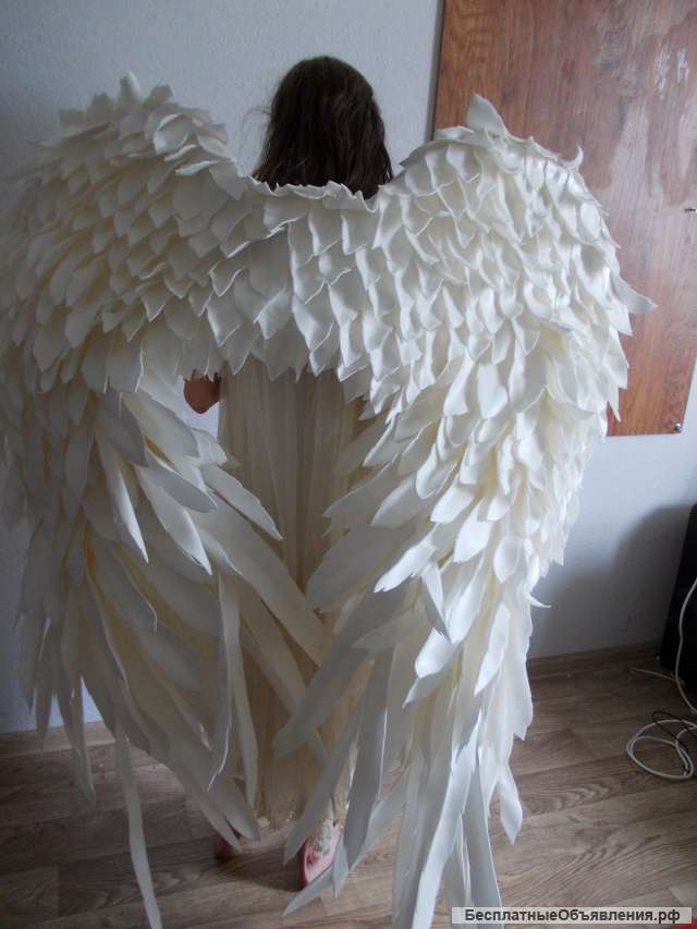 Самара. Белые крылья ангела в Самаре для красивой фотосесии или видеосъемки 2020.