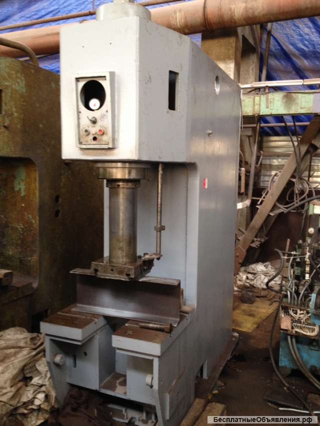 Пресс гидравлический одностоечный П6330, усилие 100т