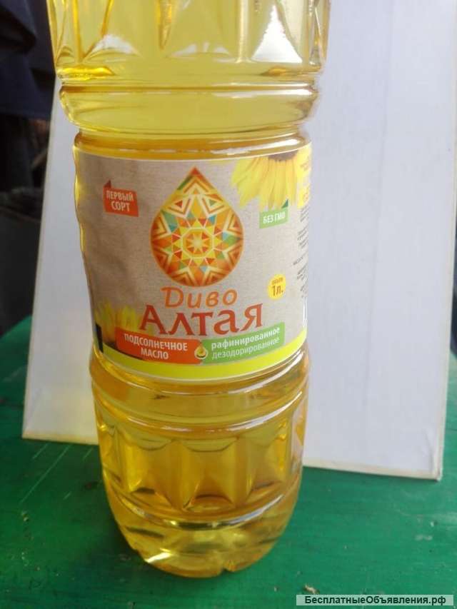 Масло подсолнечное рафинированное дезодорированное оптом