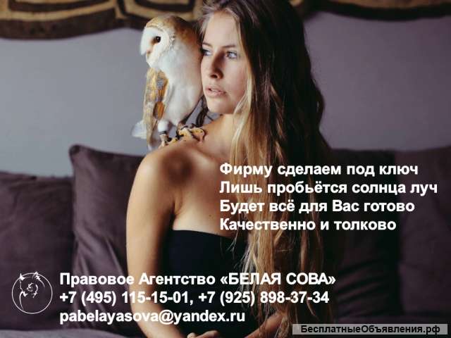Регистрация юридических лиц
