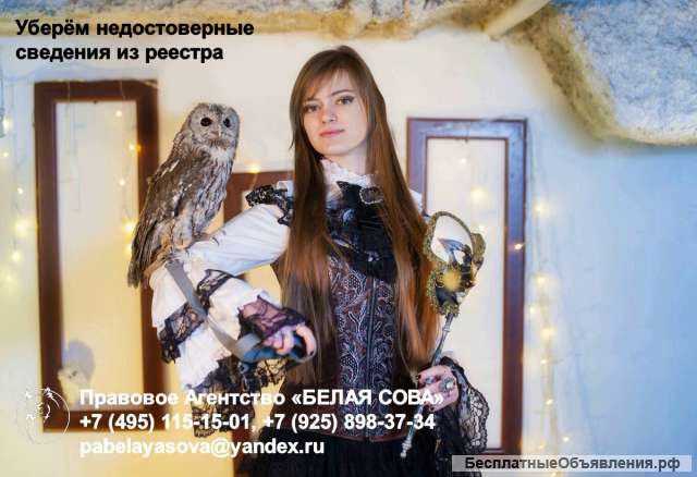 Недостоверные сведения