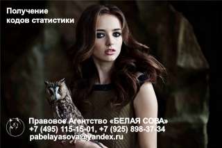 Получение кодов статистики