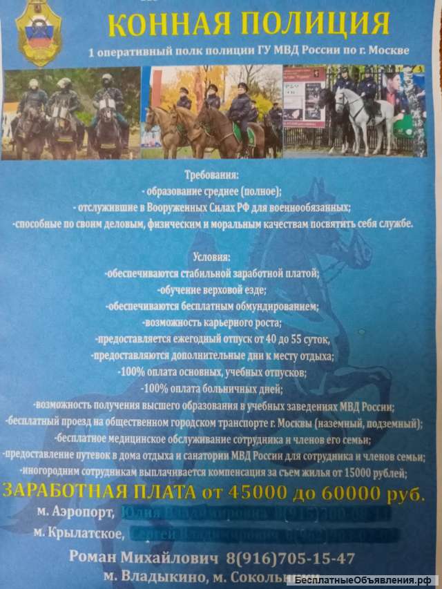 Полицейский кавалерист