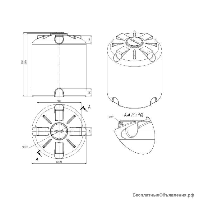 Емкость КАС 10000 TR