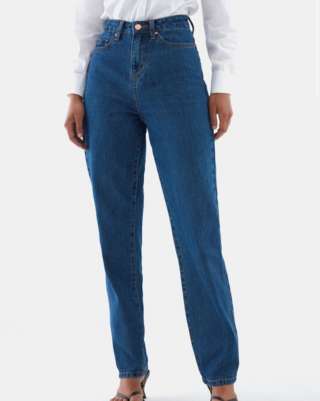 Джинсы, женские, синие, размер 44