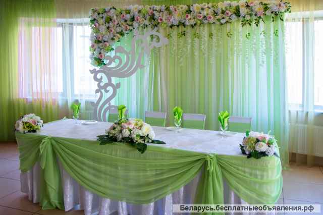 Свадебное оформление залов в Волковыске, Зельве, Мостах, Слониме, Свислочи, Берестовице Гродно