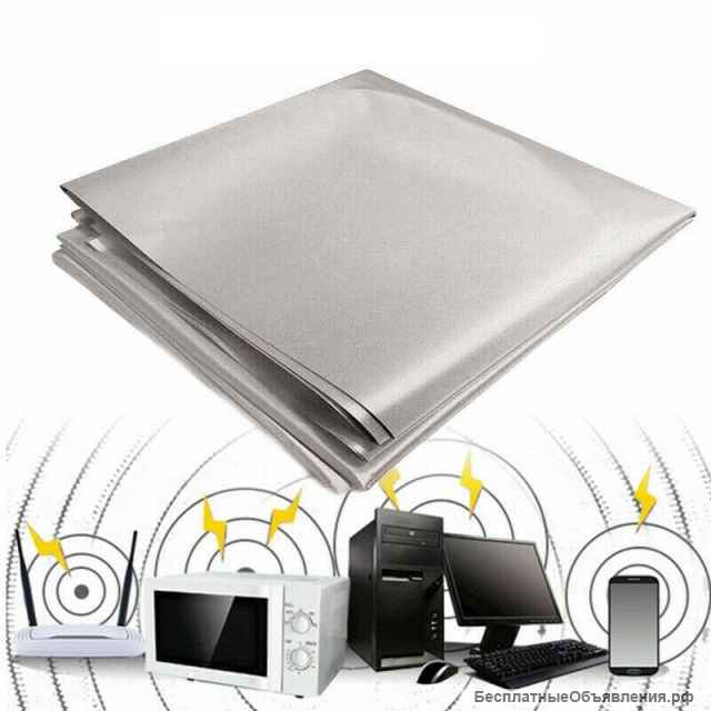 Ткань из полиэфира, полиамида с никилевым покрытием для экранирования помещений