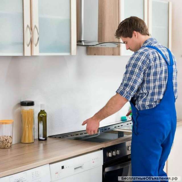 Установка газовых счетчиков, колонок и плит