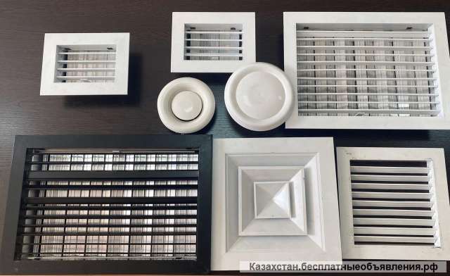 Вентиляционные решетки (RAR/RAG/RAD), диффузоры
