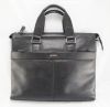 Мужская сумка из кожи - Prada - мокрый асфальт