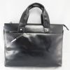 Мужская сумка из кожи - Bally black gloss