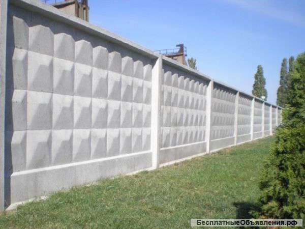 ЖБ Заборы. Все размеры.