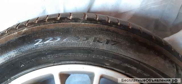 Колеса SSR Inspector c резиной Michelin Primacy 3 225/55 R17