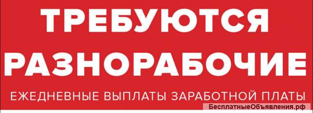 Разнорабочий без опыта