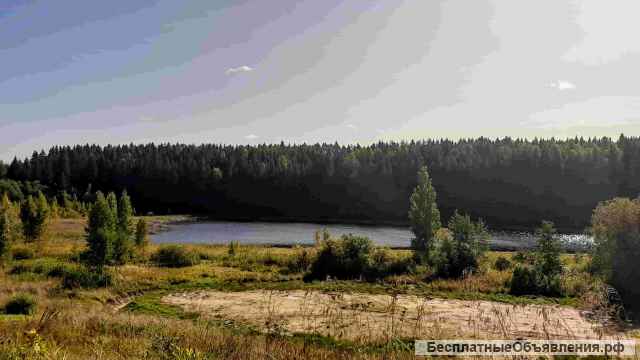 Шикарный земельный участок 54 сотки рядом с озером под Печорами
