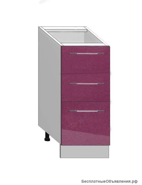 Олива СЯ 400 шкаф нижний с ящиками