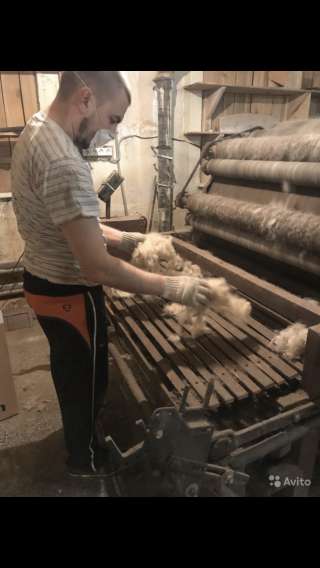 Чесальный станок для всех видов шерсти