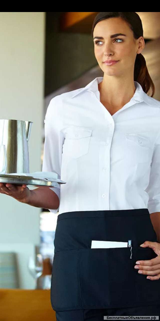 Требуется официантка
