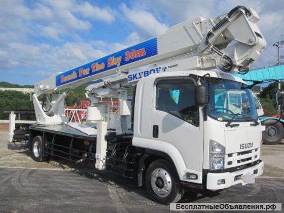 Автовышка TADANO AT-300-2 на шасси ISUZU 2012г