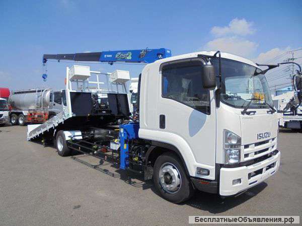 Эвакуатор-манипулятор со съезжающей платформой ISUZU FORWARD 2014г