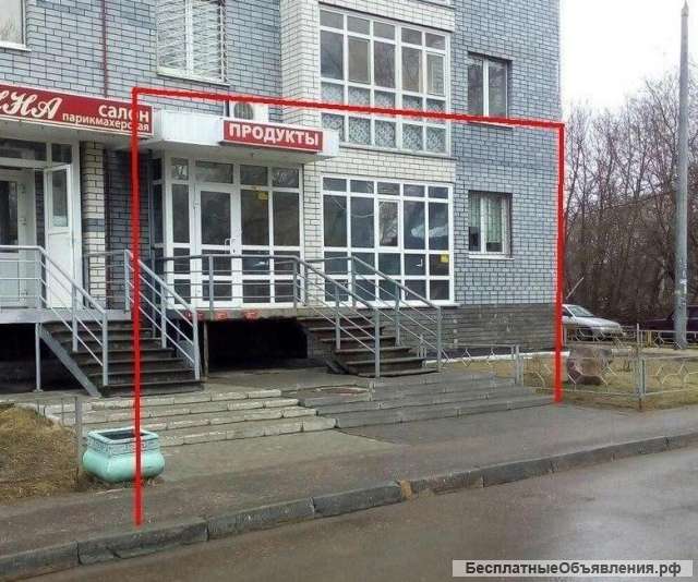 Торговое помещение, 52.8 м²