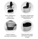 Биотуалет торфяной, дачный туалет