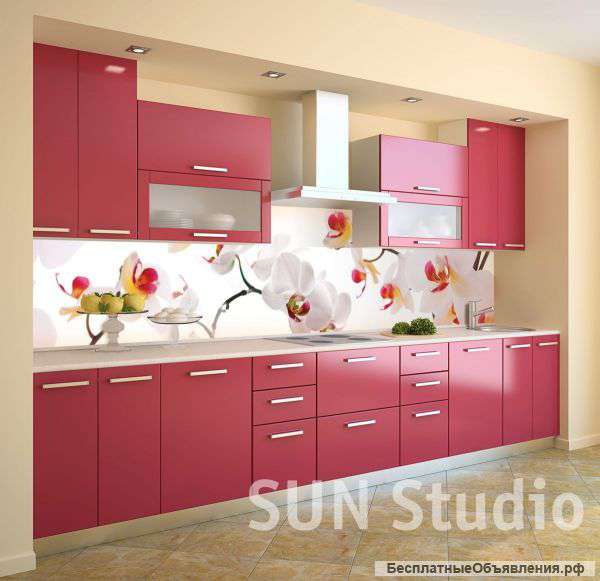 Стеклянные скинали (кухонные фартуки)