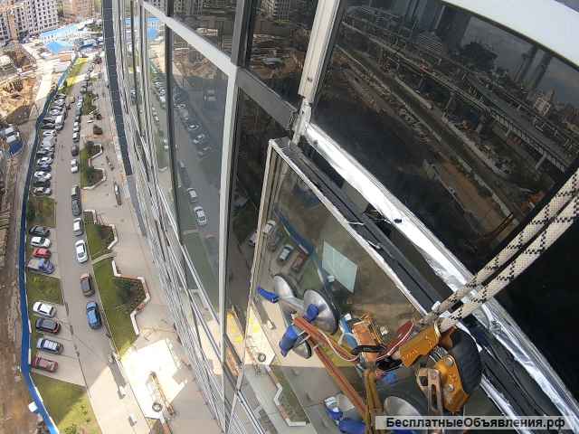 Монтаж остекления