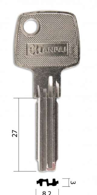 Заготовки для квартирных ключей