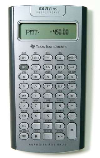 Финансовый калькулятор BA II Plus Professional Pro б/у