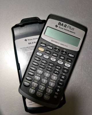 Финансовый калькулятор Texas Instruments BA II Plus, б/у