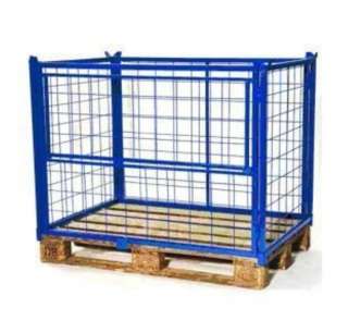 Сборно-разборное сетчатое ограждение для монтажа паллет в ярусы