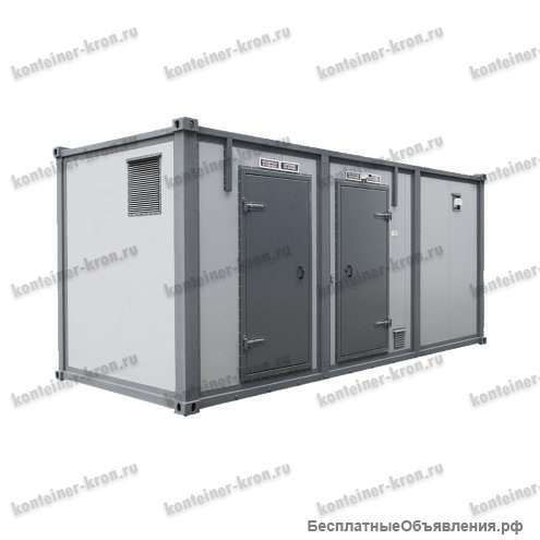 Медицинский водогазовый блок контейнер