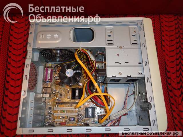 ПК ASUS P5L-VM1394 + монитор 17 дюймов + МЫШЬ+ КЛАВА