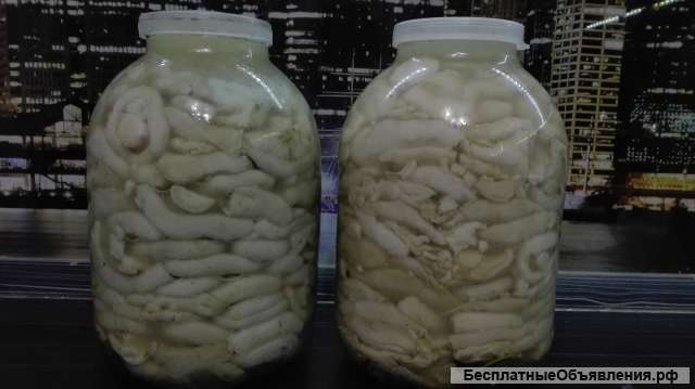 Грузди белые соленые