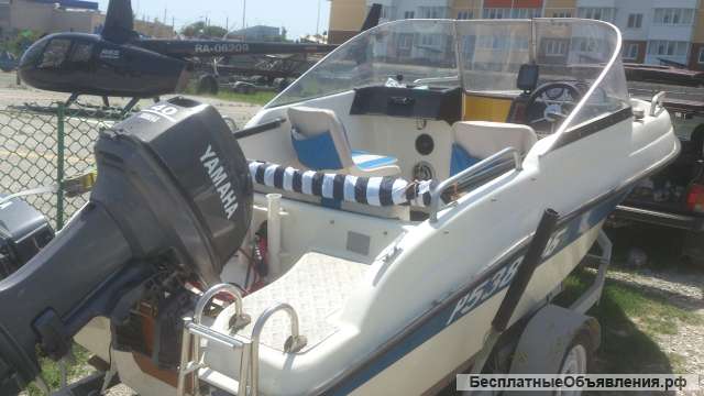 Катер Нептун-470 с 2-х тактным мотором Ямаха-40