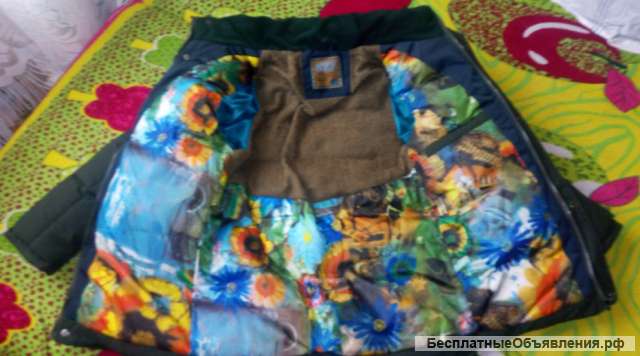 Пуховик детский на мальчика от 8 до 10 лет