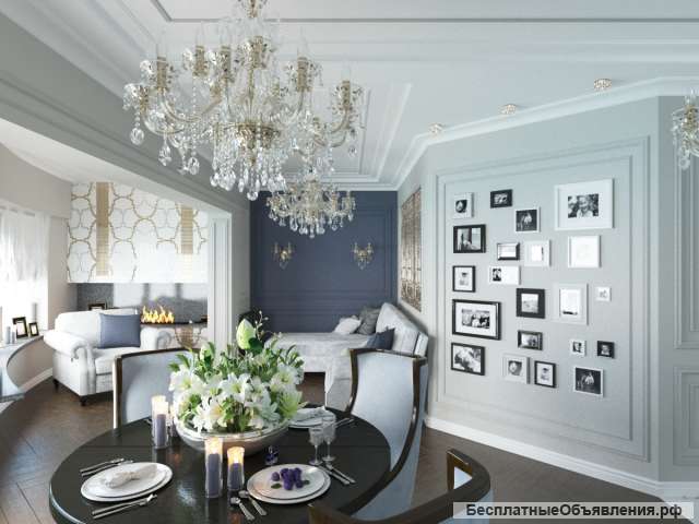 Ремонт и отделка помещений "под ключ"