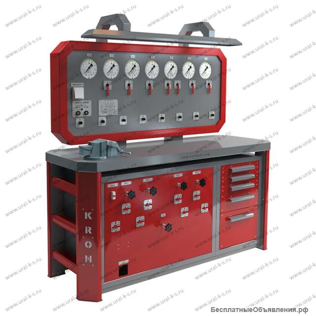 Стенд для проверки пневмооборудования автомoбилей