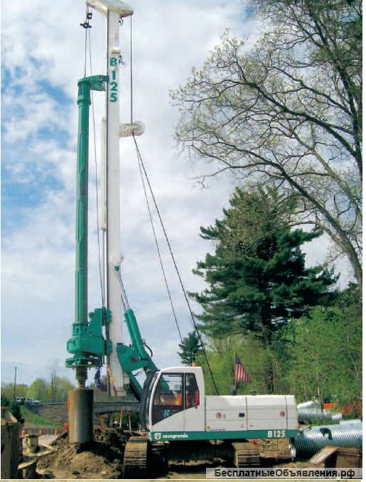Гидравлическая буровая установка для сваи B125