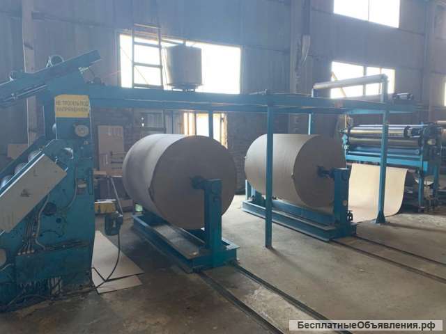 Трехслойный гофроагрегат