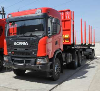 Лесовоз Scania G440 6х6