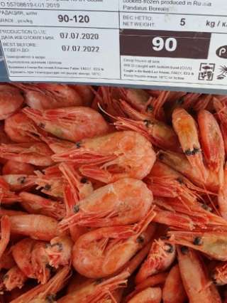 Креветки шок. заморозки без глазури, улов 10.20г. в Балашихе от 285р/кг.
