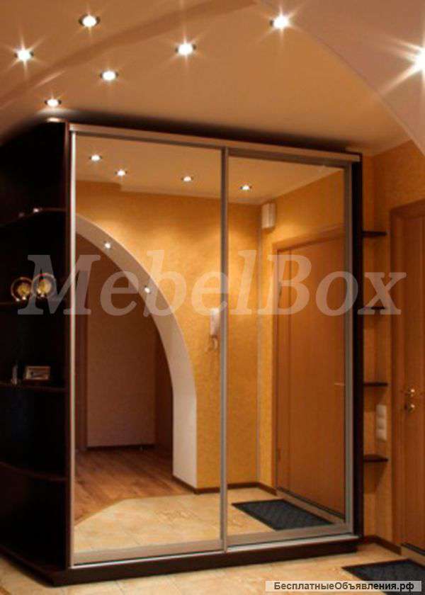 Двери-купе (зеркало серебро)