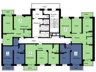 Отличную 2-ую квартиру 56,4 кв.м на 17 этаже в новом ЖК ГЕО