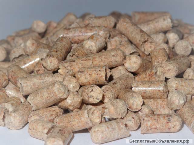 Пеллеты из смеси хвойных и лиственных деревьев